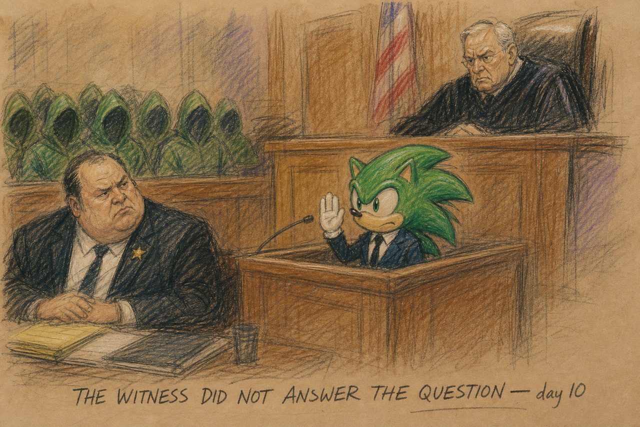 the witness did not answer the question, day 10